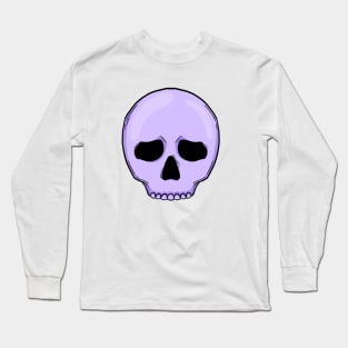 Purple Skull Long Sleeve T-Shirt